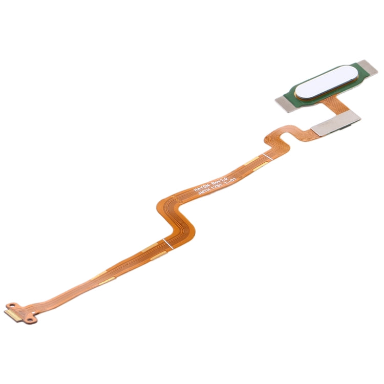 Câble flexible du capteur d'empreintes digitales pour Huawei MediaPad M5 Lite 10 pouces / BAH2-W19 / BAH2-L09 (Blanc)