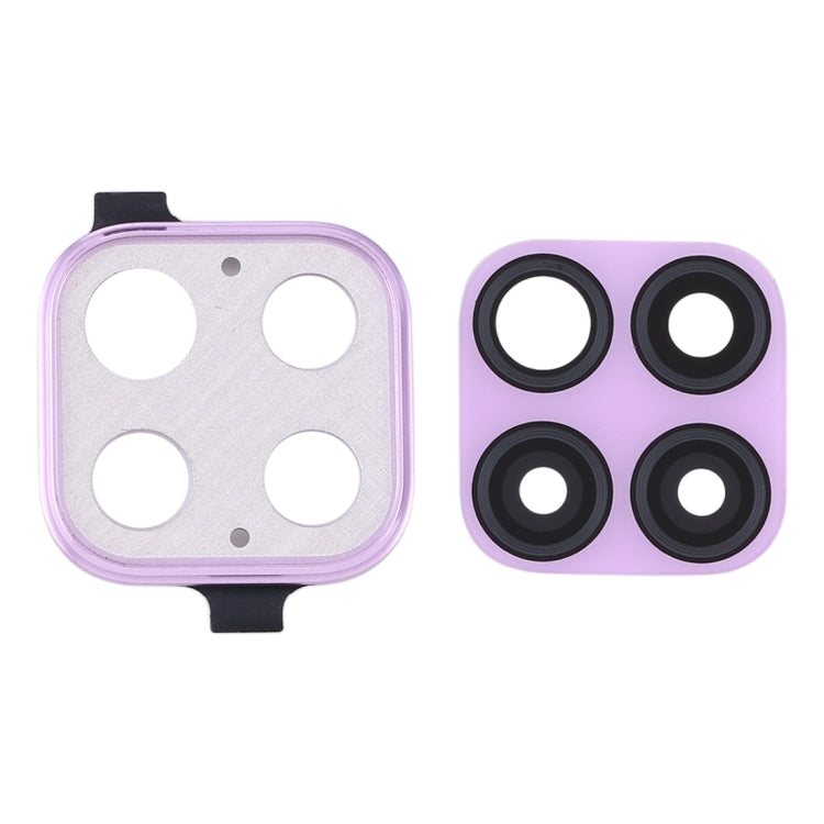 10 caches d'objectif d'appareil photo pour Huawei Nova 6 SE (violet)