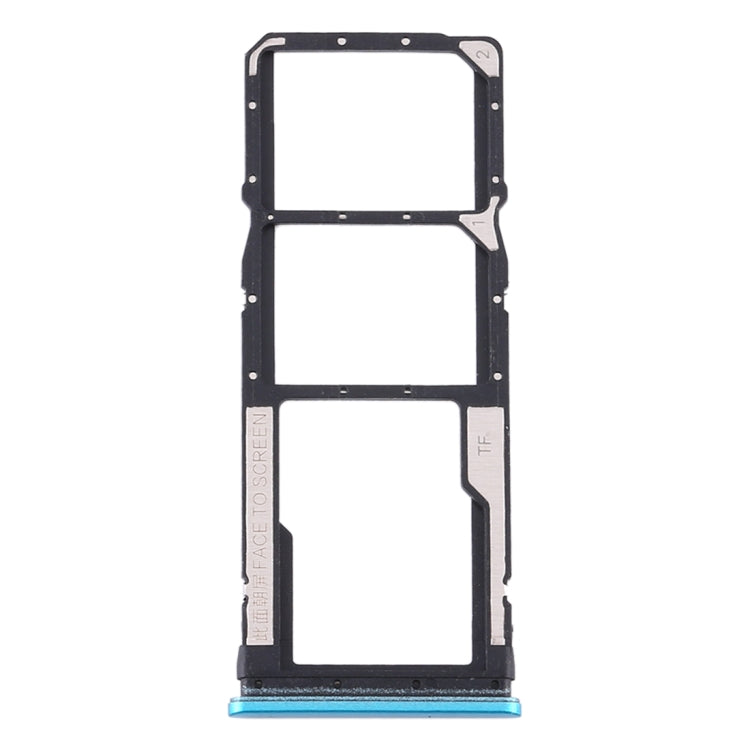 Tiroir Carte SIM + Tiroir Carte SIM + Tiroir Carte Micro SD pour Xiaomi Redmi Note 9S (Vert)