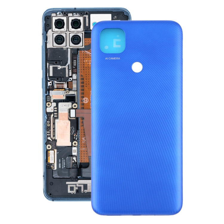 Tapa Trasera de Batería Original Para Xiaomi Redmi 9C / Redmi 9C NFC / Redmi 9 (India) / M2006C3MG M2006C3MNG M2006C3MII M2004C3MI (Azul)