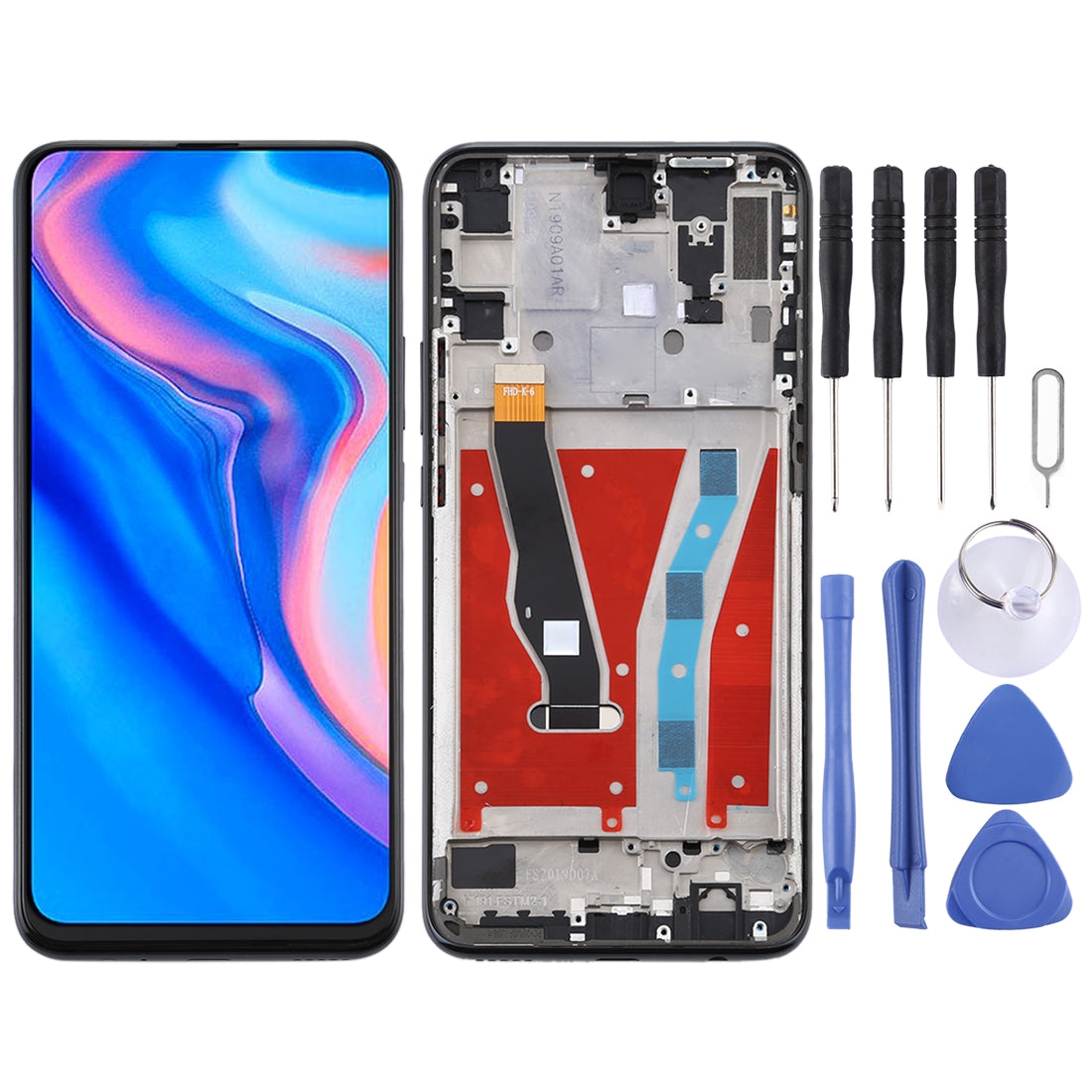 Full Screen LCD + Touch + Frame Huawei Y9 Prime (2019) Black