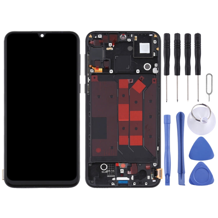 LCD Screen and Digitizer Full Assembly with Frame for Huawei Nova 5 Pro (Black)