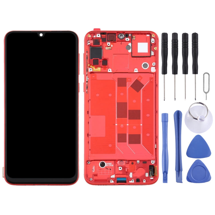 Pantalla LCD y Montaje Completo del Digitalizador con Marco Para Huawei Nova 5 Pro (Rojo)