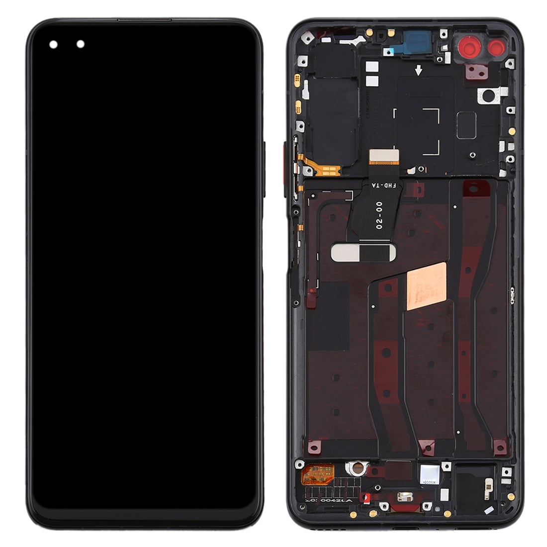 Pantalla Completa + Tactil + Marco Huawei Nova 6 4G Negro
