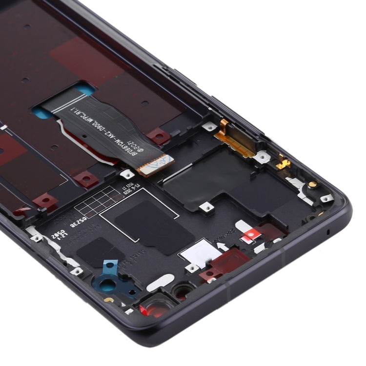 Pantalla LCD y Montaje Completo del Digitalizador con Marco Para Huawei Nova 7 Pro 5G (Negro)