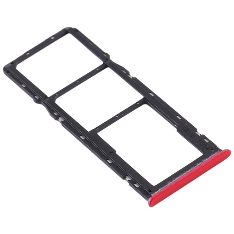 Tiroir Carte SIM + Tiroir Carte SIM + Tiroir Carte Micro SD pour Oppo Realme 5S (Rouge)