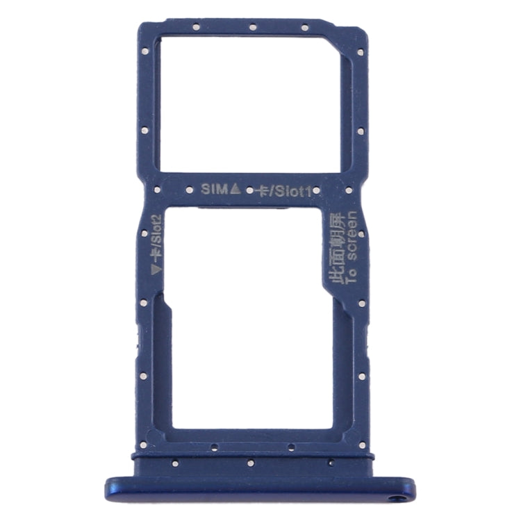 SIM Card Tray + SIM Card Tray / Micro SD Card Tray for Huawei Y9S 2020 (Blue)