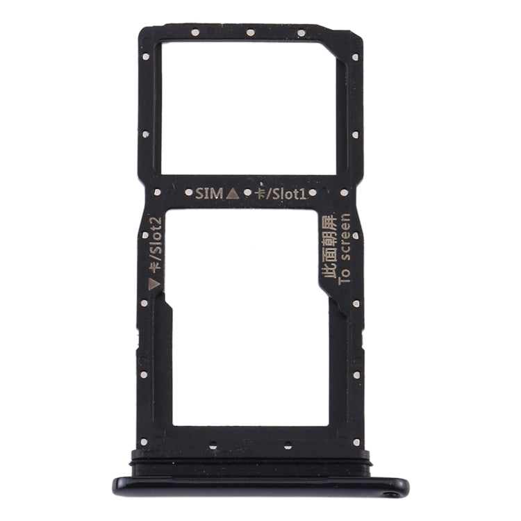 Plateau de carte SIM + plateau de carte SIM / plateau de carte Micro SD pour Huawei Enjoy Z 5G (noir)