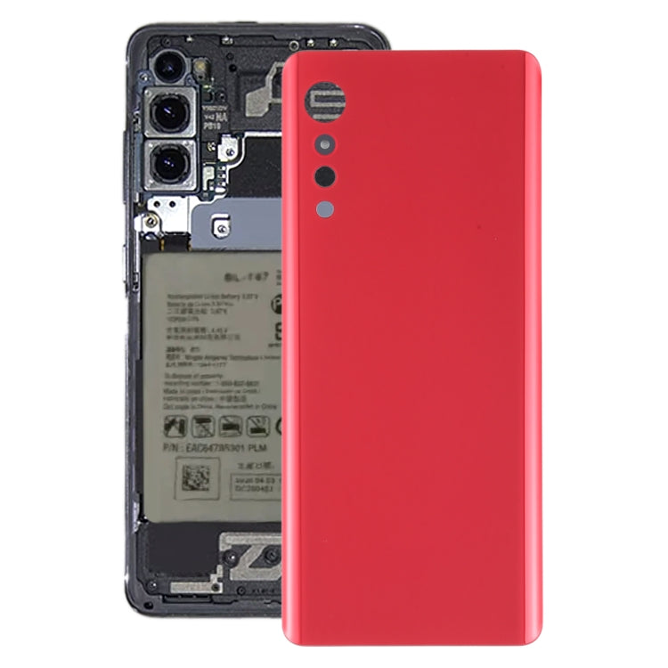LG Velvet LMG910EMW LM-G910EMW / Velvet 5G LM-G900N LM-G900EM Battery Back Cover (Red)