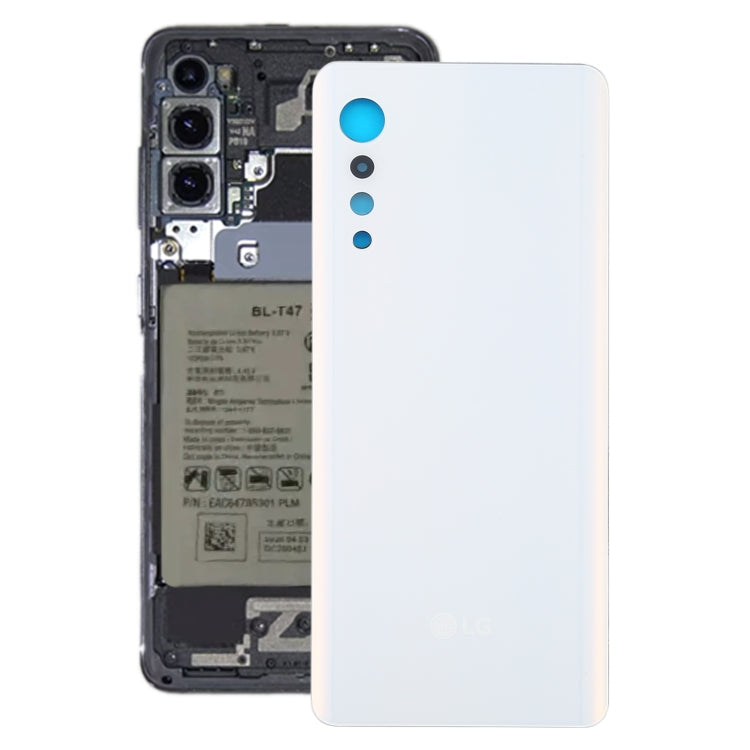 LG Velvet LMG910EMW LM-G910EMW / Velvet 5G LM-G900N LM-G900EM Battery Back Cover (White)