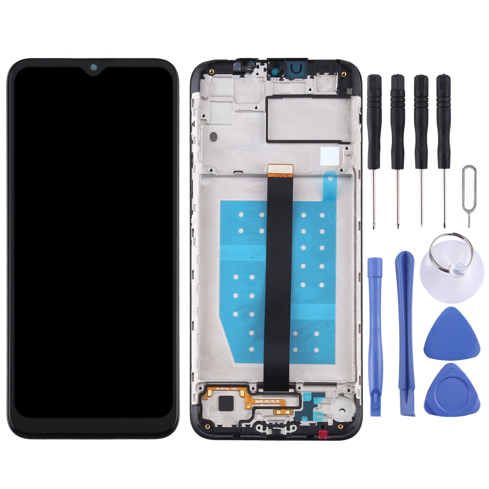 Ecran Complet LCD + Tactile + Châssis Motorola One Fusion