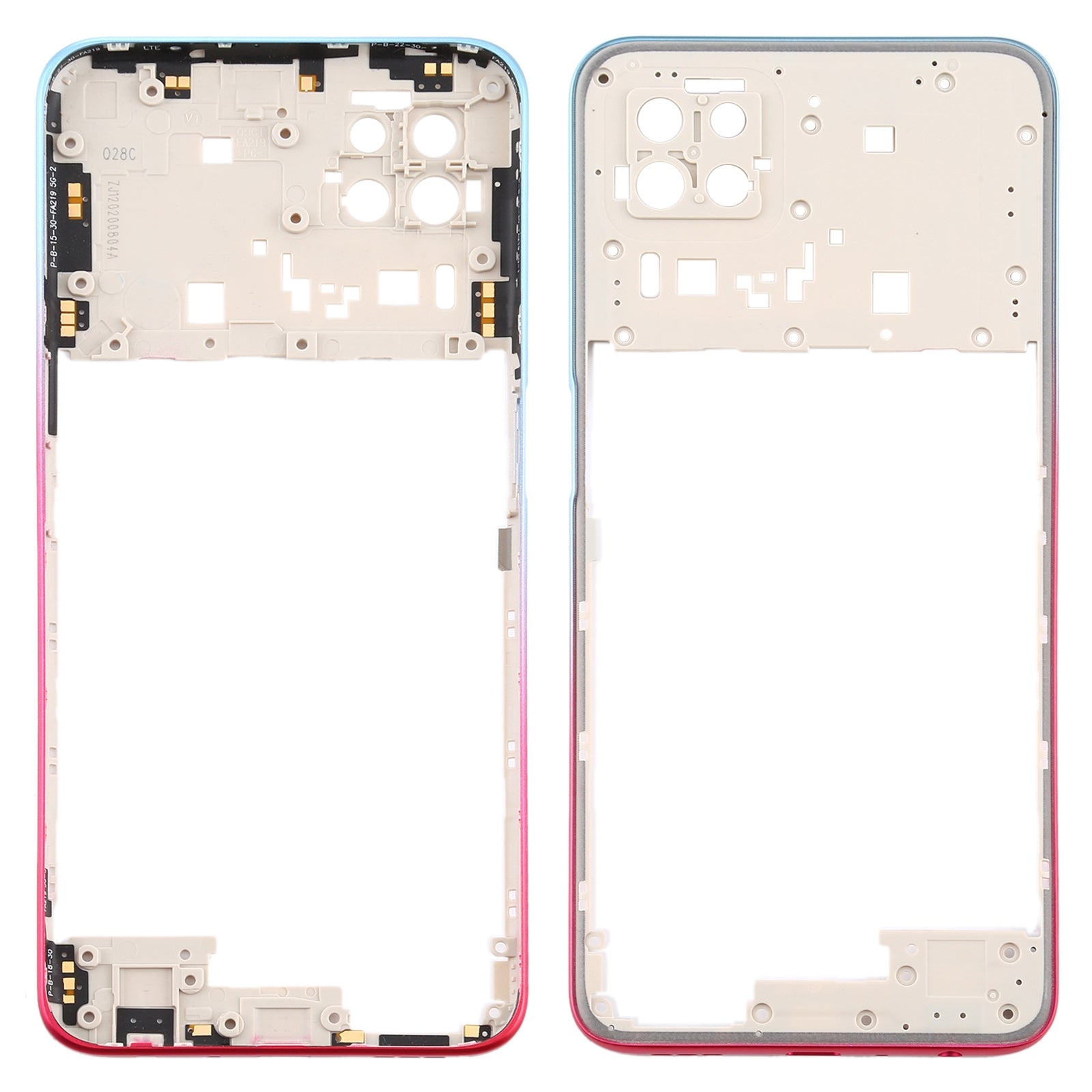 Chassis Back Housing Frame Oppo A72 5G PDYM20 Blue