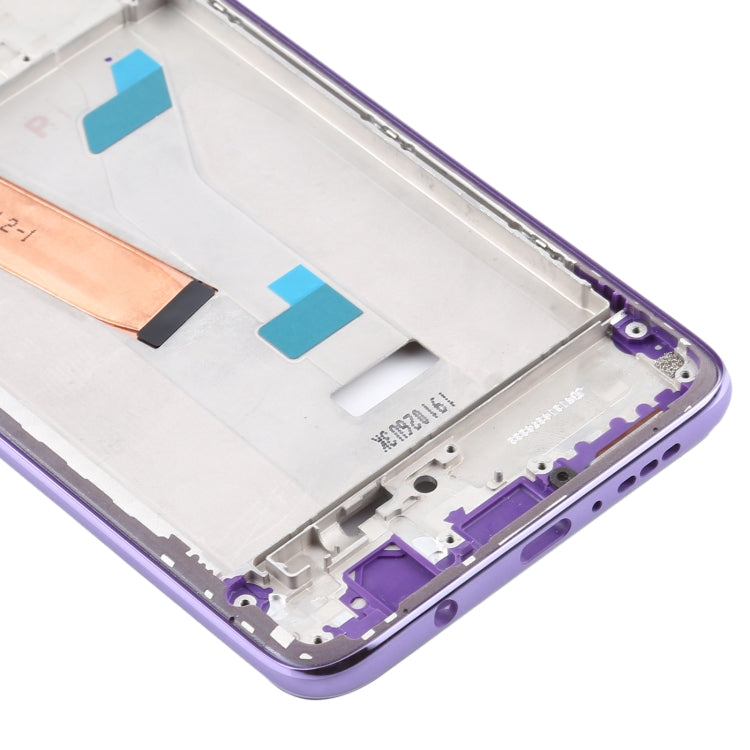 Placa de Bisel de Marco LCD de Carcasa Frontal Para Xiaomi Redmi K30i 5G (Morado)