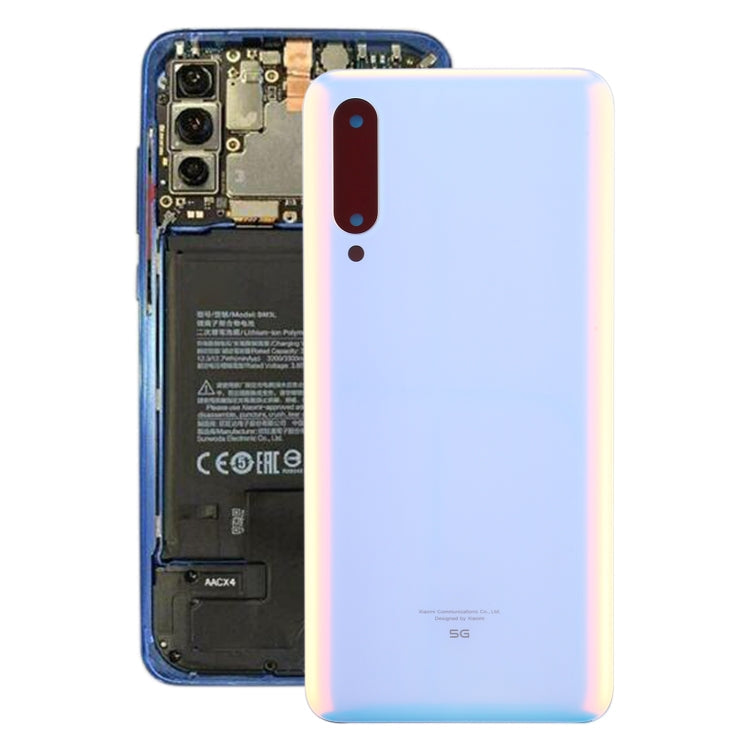 Cache arrière de batterie d'origine pour Xiaomi MI 9 Pro 5G (Blanc)