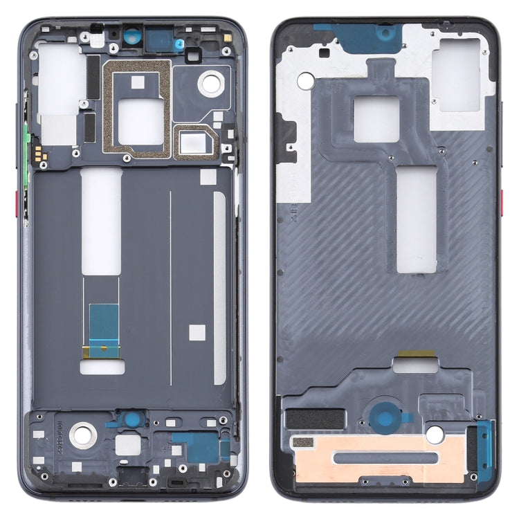 Placa de Bisel de Marco LCD de Carcasa Frontal Para Xiaomi MI 9 Pro 5G (Negro)