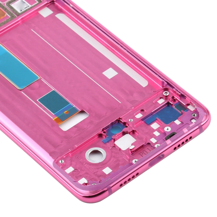 Placa de Bisel de Marco LCD de Carcasa Frontal Para Xiaomi MI 9 Pro 5G (Rojo)