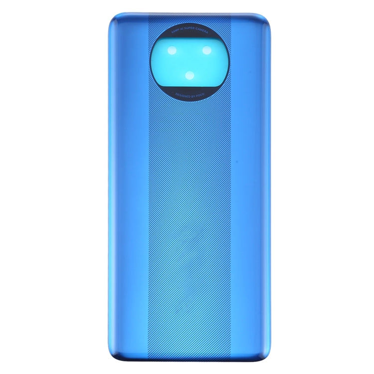 Coque arrière de batterie d'origine pour Xiaomi Poco X3 / Poco X3 NFC M2007J20CG / M2007J20CT (Bleu)