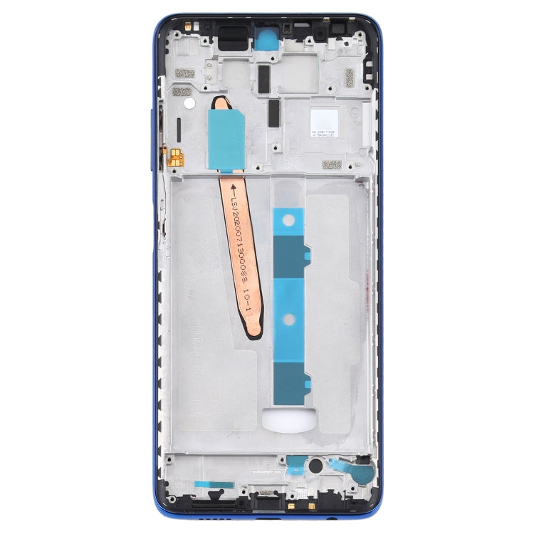 Carcasa Frontal Placa de Bisel de Marco LCD Para Xiaomi Poco X3 / Poco X3 NFC M2007J20CG / M2007J20CT (Azul)