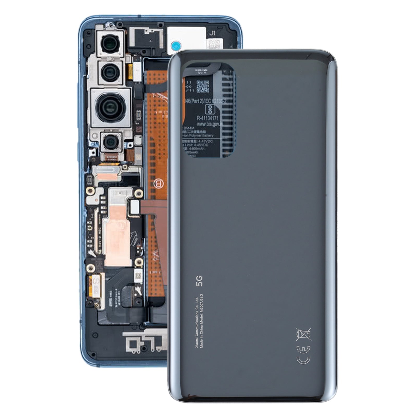 Tapa Bateria Back Cover Xiaomi Mi 10T Pro 5G Mi 10T 5G M2007J3SG M2007J3SY Negro