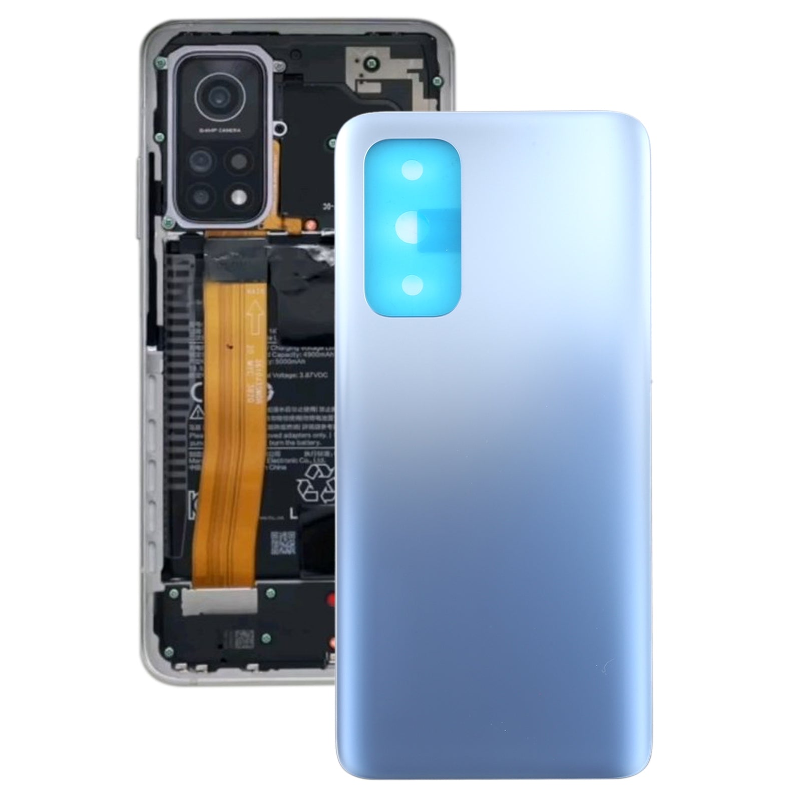 Battery Cover Back Cover Xiaomi Mi 10T Pro 5G Mi 10T 5G M2007J3SG Light Blue
