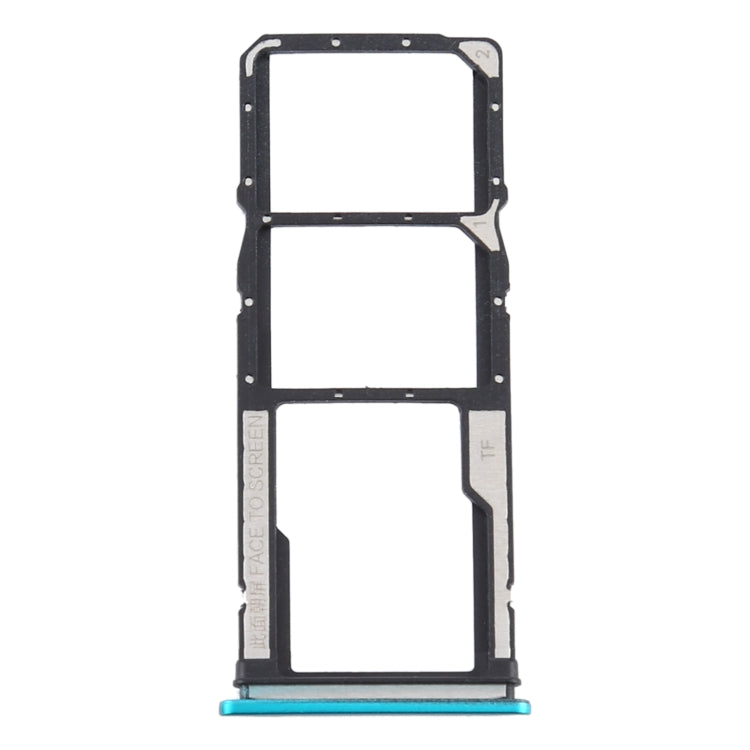 SIM Card Tray + SIM Card Tray + Micro SD Card Tray For Xiaomi Redmi 9 (Green)