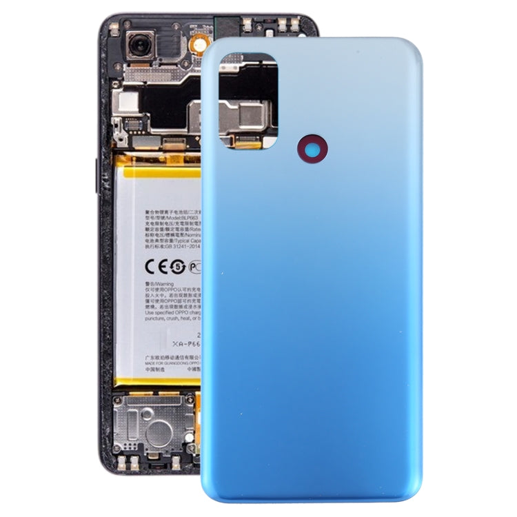 Coque arrière de batterie pour Oppo A53 (2020) / A53 4G / A53s / A32 4G / A33 2020 CPH2127 (Bleu)