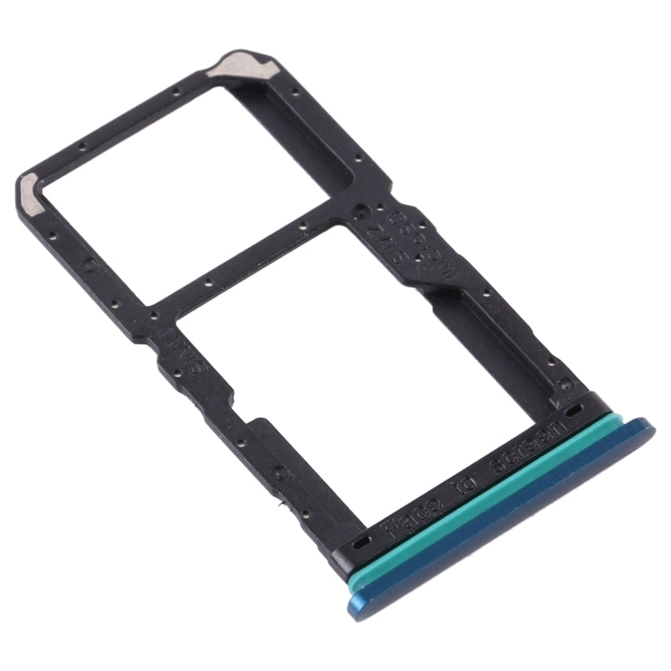 SIM Card Tray + SIM Card Tray / Micro SD Card Tray For Oppo Reno 2 PCKM70 PCKT00 PCKM00 CPH1907 (Green)