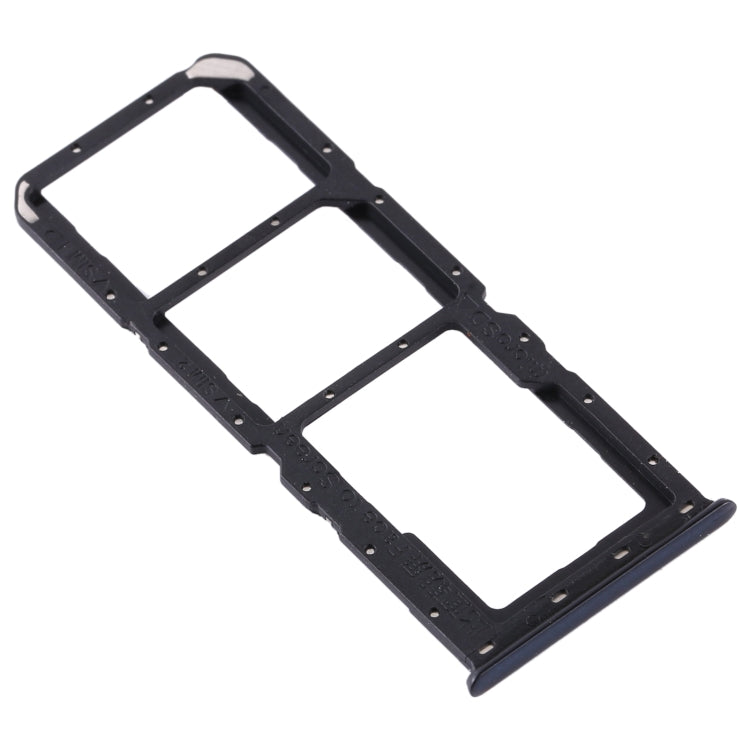 SIM Card Tray + SIM Card Tray + Micro SD Card Tray For Oppo A91 / F15 CPH2001 CPH2021 PCPM00 (Black)