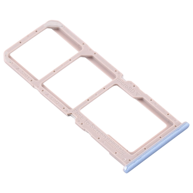 SIM Card Tray + SIM Card Tray + Micro SD Card Tray For Oppo A32 PDVM00 (Blue)