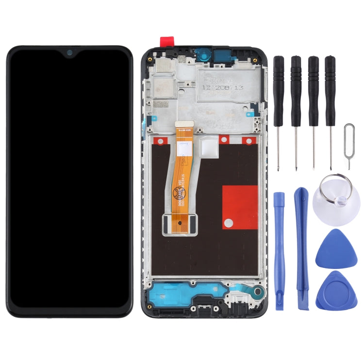 Complete LCD Screen and Digitizer Assembly with Frame for Oppo Realme 5 Pro / Realme Q RMX1971