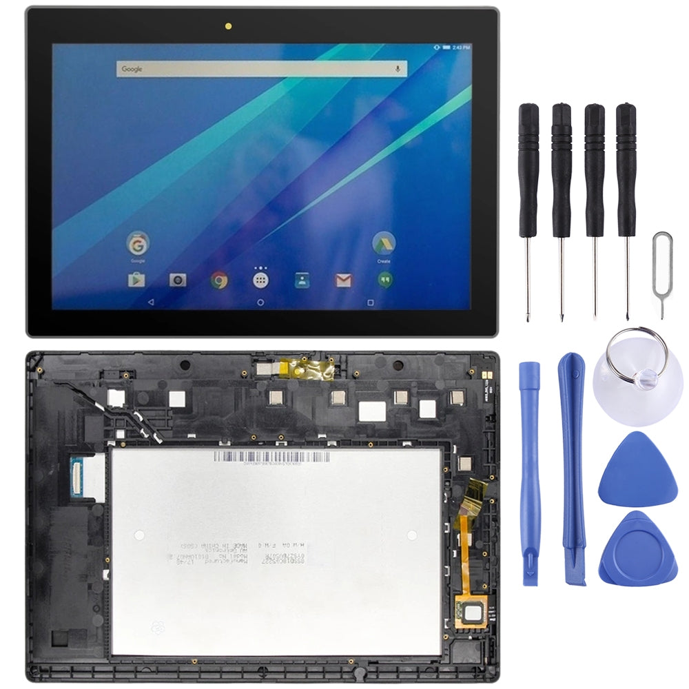 LCD Screen + Touch + Frame Lenovo Tab 3 10 Plus ZA0Y ZA0X Black