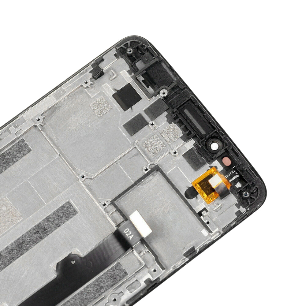 Ecran Complet LCD + Tactile + Châssis T-Mobile Revvl Plus c3701a Noir