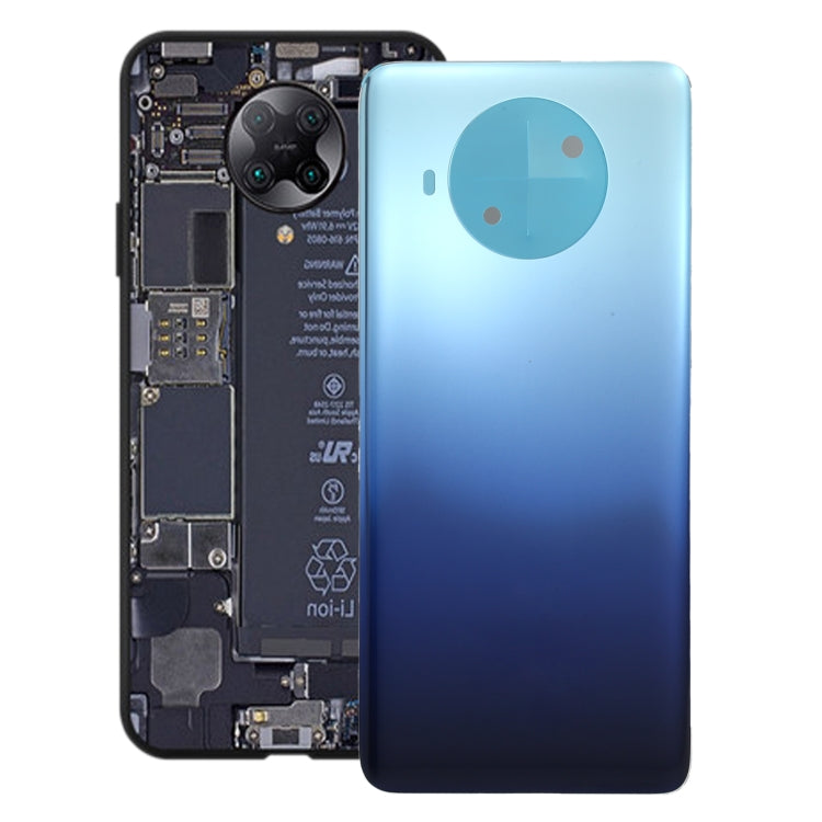 Coque arrière de batterie d'origine pour Xiaomi MI 10T Lite 5G / MI 10I 5G M2007J17G M2007J17I (Bleu)