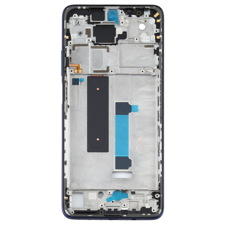 Original Front Housing LCD Frame Bezel Plate for Xiaomi MI 10T Lite 5G M2007J17G (Blue)