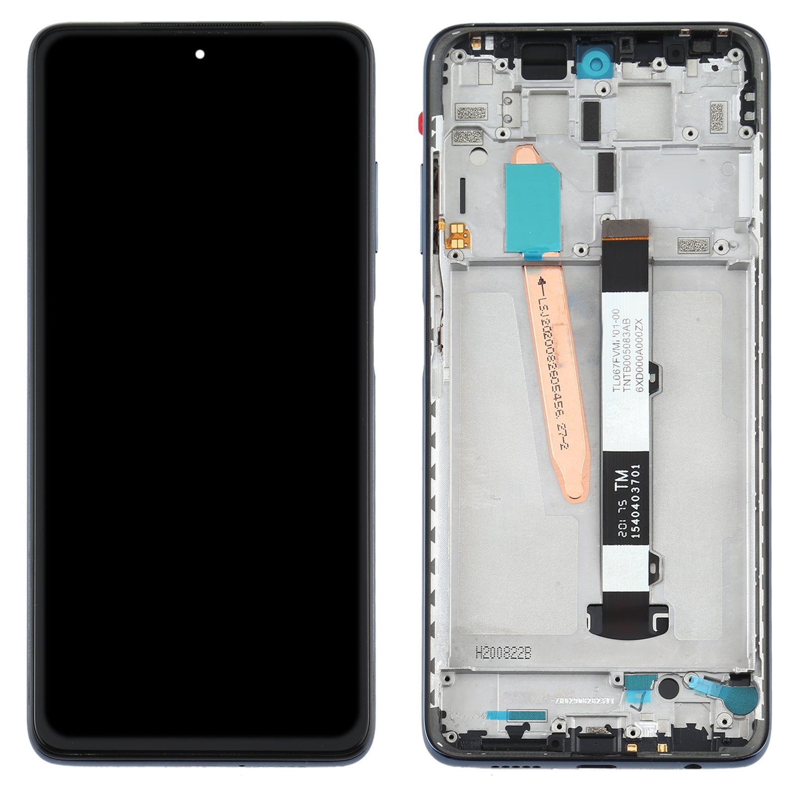 Pantalla Completa LCD + Tactil + Marco Xiaomi Poco X3 NFC Poco X3 Negro