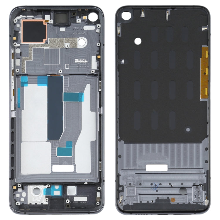 Carcasa Frontal Placa de Bisel de Marco LCD Para Xiaomi MI 10T Pro 5G / MI 10T 5G / Redmi K30S M2007J3SC M2007J3SY (Negro)