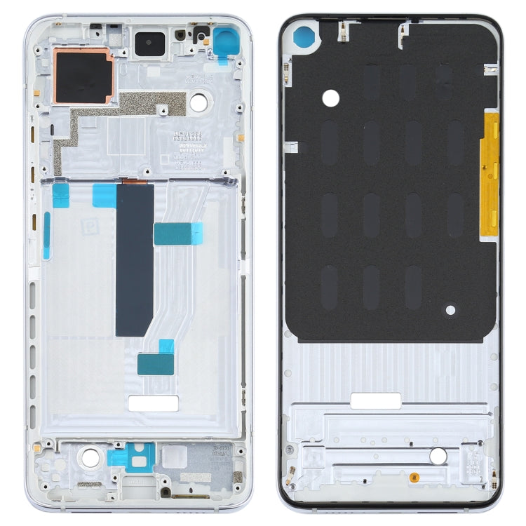 Carcasa Frontal Placa de Bisel de Marco LCD Para Xiaomi MI 10T Pro 5G / MI 10T 5G / Redmi K30S M2007J3SC M2007J3SY (Plata)