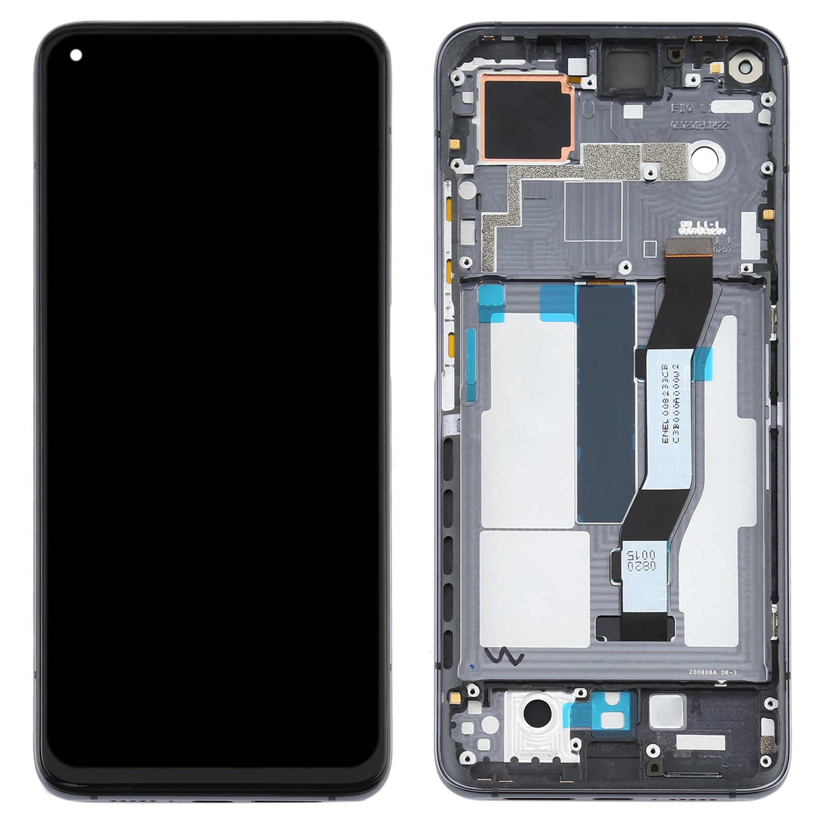Ecran LCD + Tactile + Châssis Xiaomi MI 10T 5G Redmi K30S Noir