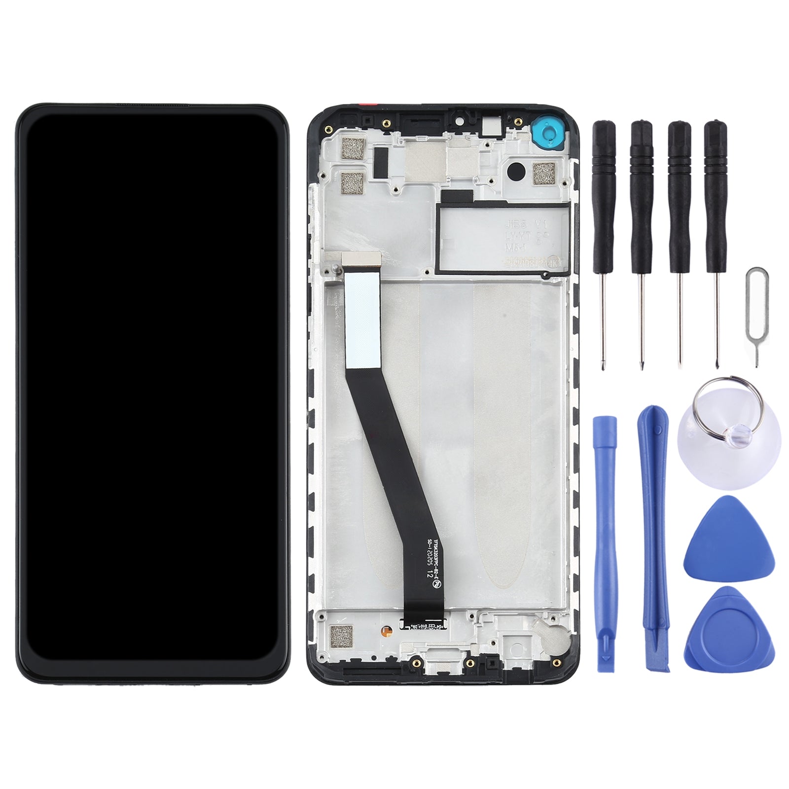 Pantalla Completa LCD + Tactil + Marco Xiaomi Redmi Note 9 4G Redmi 10X 4G Negro
