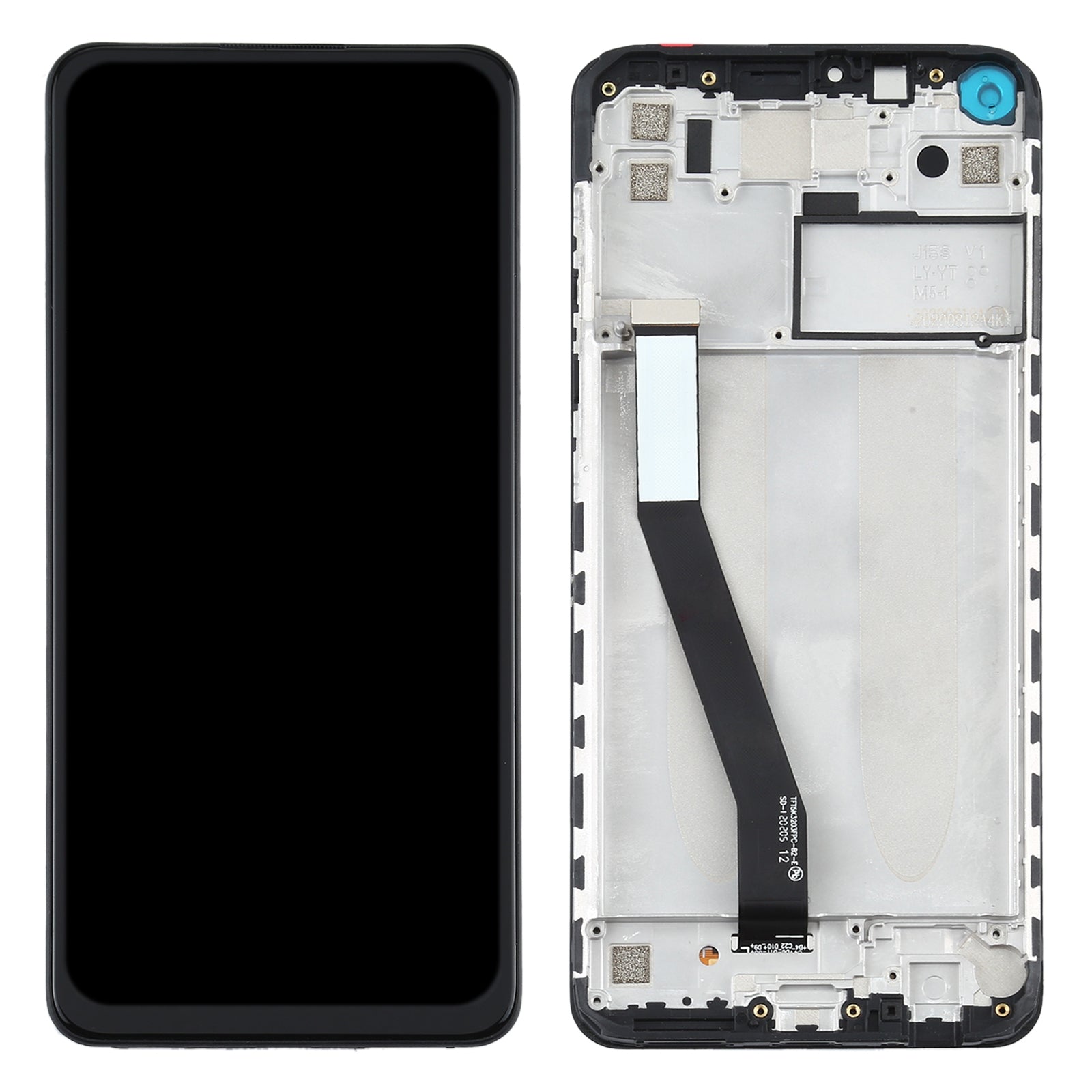 Ecran Complet LCD + Tactile + Châssis Xiaomi Redmi Note 9 4G Redmi 10X 4G Noir