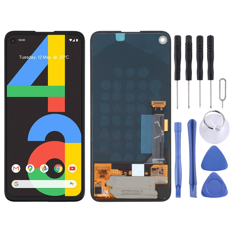 Original LCD Screen and Digitizer Complete Assembly For Google Pixel 4A G025J