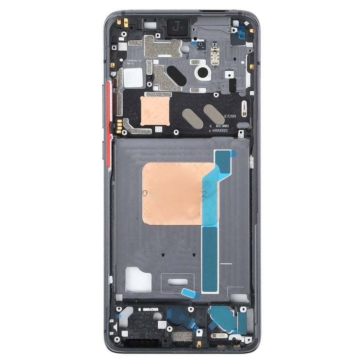 Placa de Bisel de Marco LCD de Carcasa Frontal Original Para Xiaomi Redmi K30 Ultra M2006J10C (Negro)
