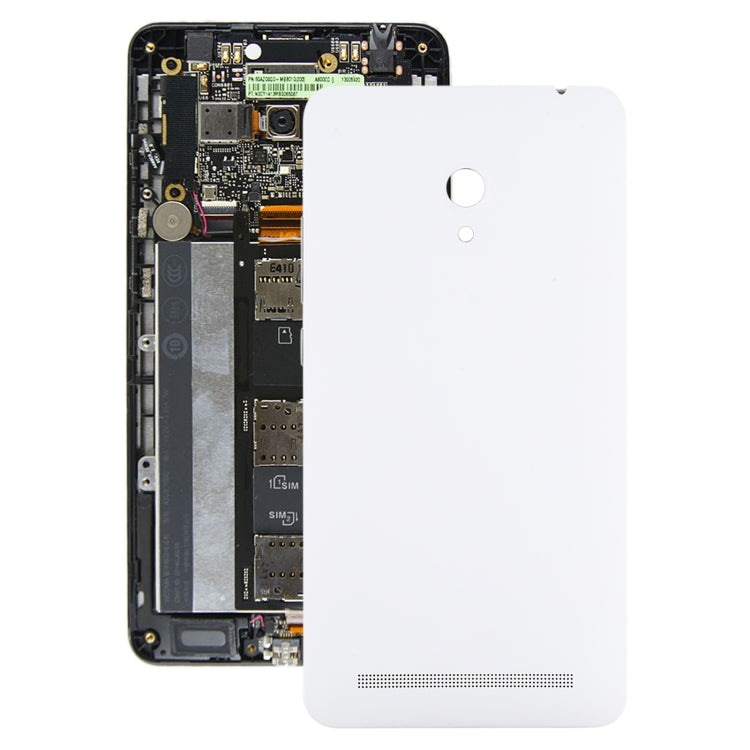 Cache arrière de batterie pour Asus Zenfone 6 A600CG A601CG (Blanc)