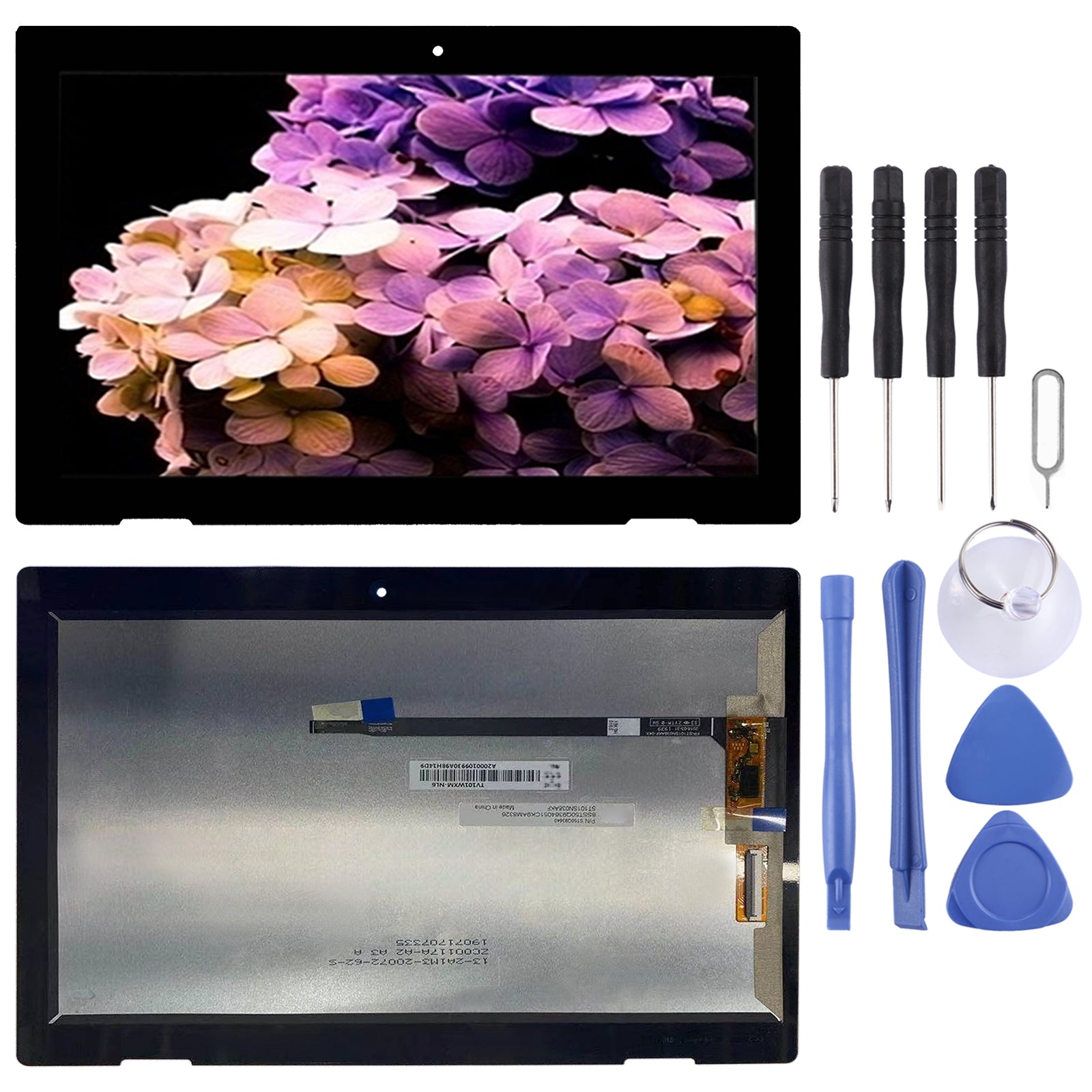Ecran LCD + Numériseur Tactile Lenovo IdeaPad D330 N4000 81H3009BS Noir