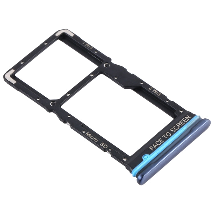 SIM Card Tray + SIM Card Tray / Micro SD Card Tray for Xiaomi Redmi Note 9 Pro 5G M2007J17C (Grey)