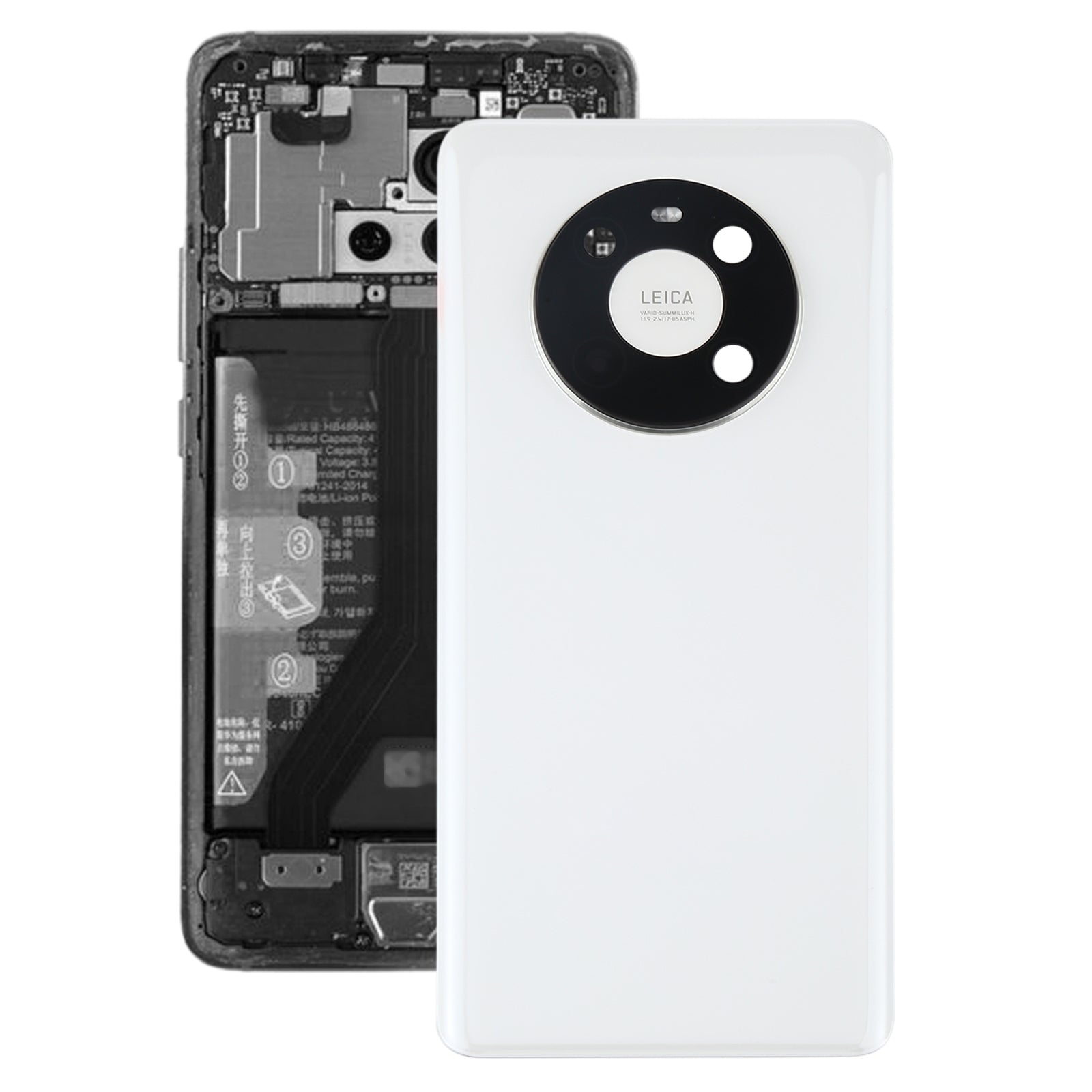 Cache Batterie Coque Arrière Huawei Mate 40 Blanc