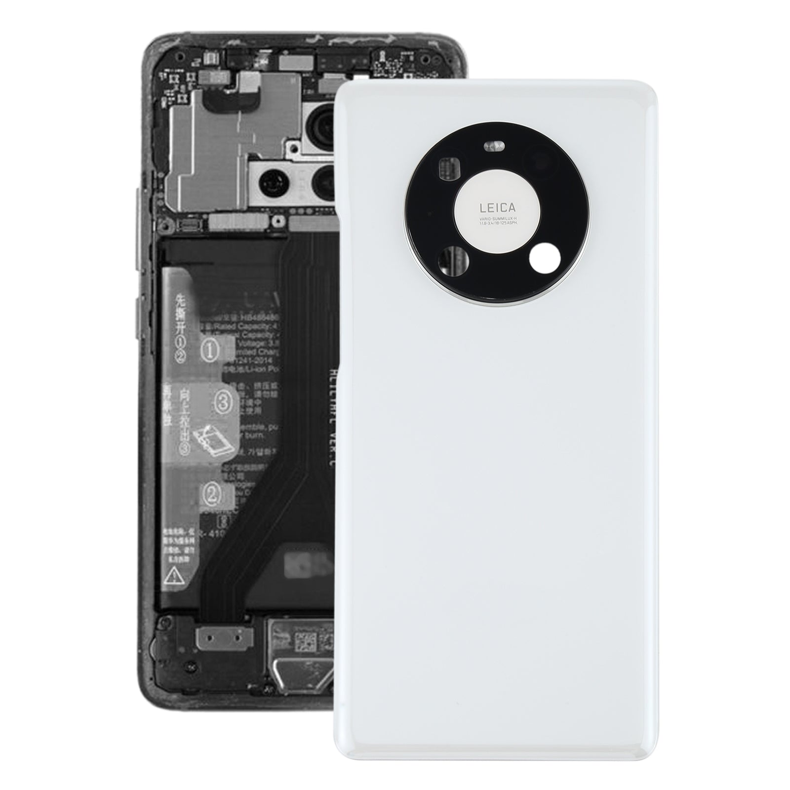 Cache Batterie Coque Arrière Huawei Mate 40 Pro Blanc