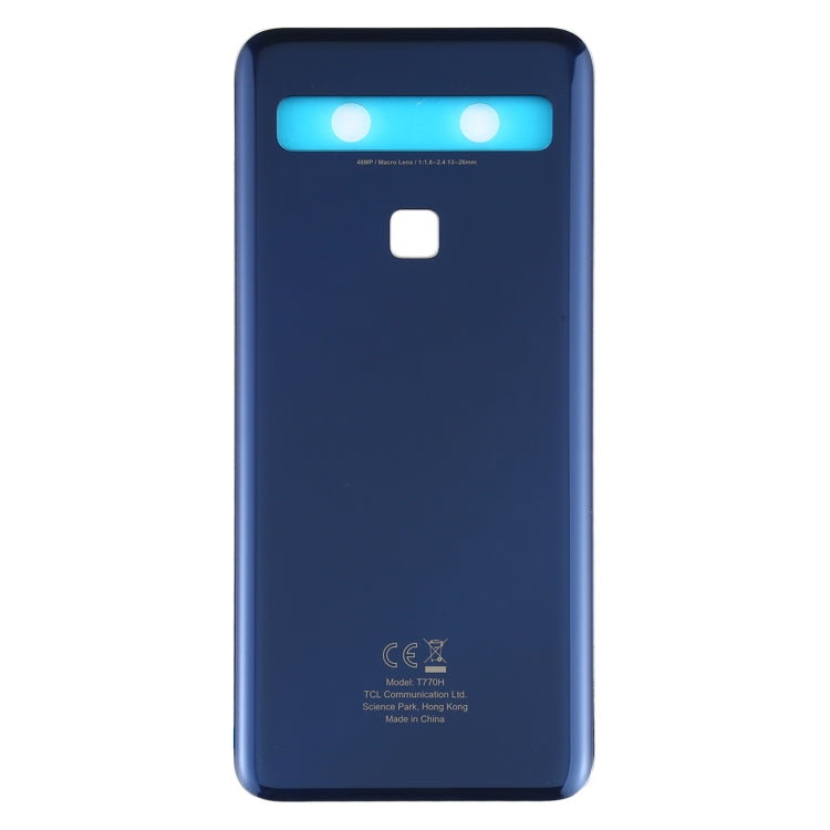 Cache arrière de batterie d'origine TCL 10L (10 Lite) T770H (bleu)