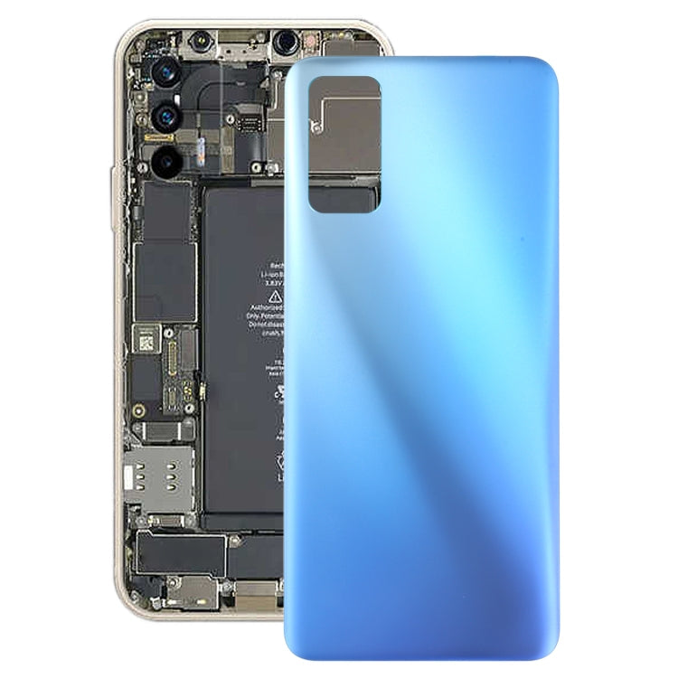 Battery Back Cover For Oppo Realme V15 / Realme X7 (India) RMX3029 (Blue)
