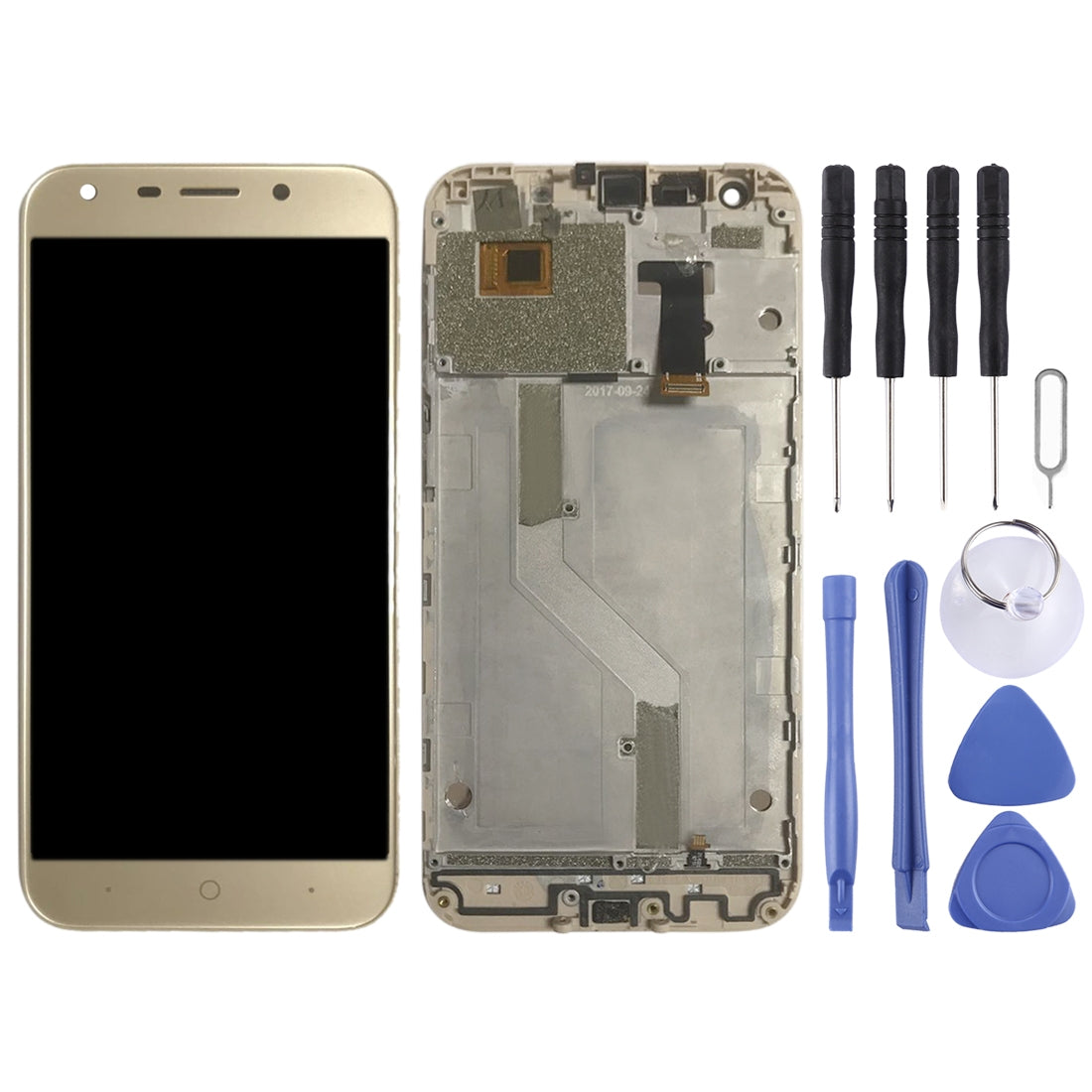 Ecran LCD + Tactile + Châssis ZTE Blade A6 A6 Lite A0622 A0620 (Or) Or